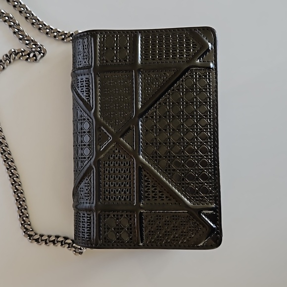 Dior Micro-cannage Pouch Gunmetal - Picture 2 of 8